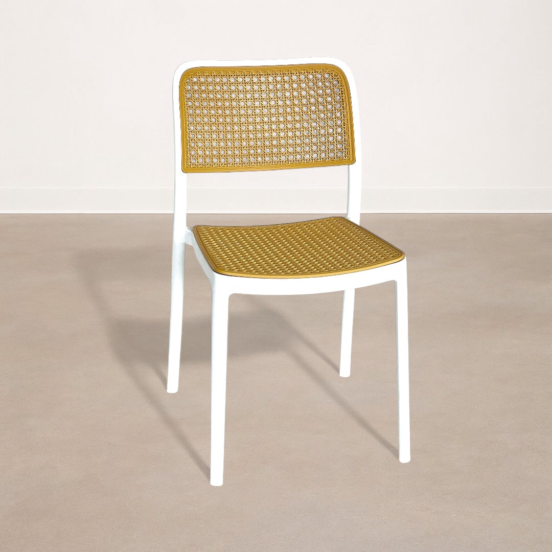 Silla de Jardín Tipo Mimbre en polipropileno