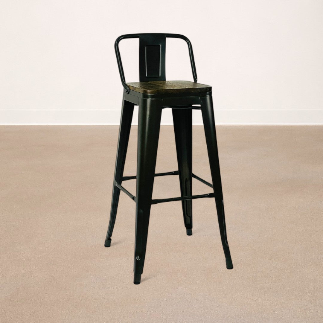 KIT X4 Taburete de Barra Lix Asiento en Madera
