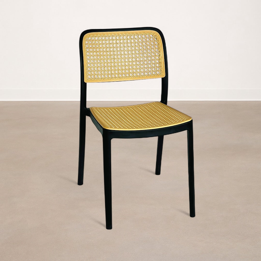 Silla de Jardín Tipo Mimbre en polipropileno