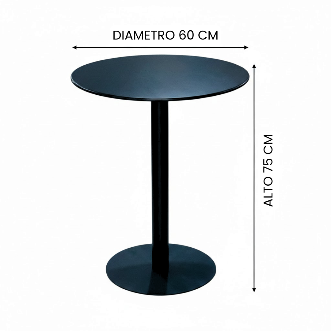 Mesa Metálica Tolix de 60cm - Resistente y Elegante