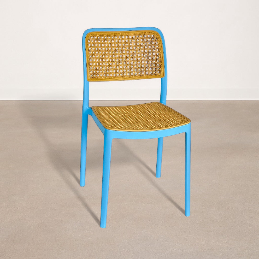 Silla de Jardín Tipo Mimbre en polipropileno