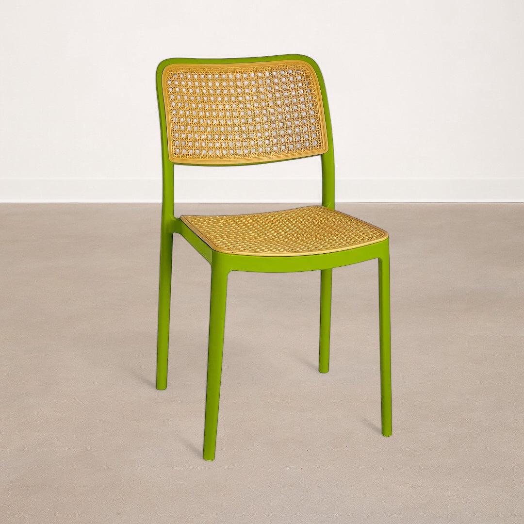 Silla de Jardín Tipo Mimbre en polipropileno